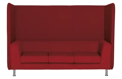 ND 103 AKU trojkřeslo čalouněné, látka BONDAI BN 4007 vínová